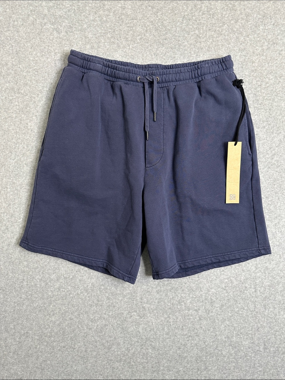 Ksubi Mens 4 x 4 Lofi Track Shorts XL Blazed Blue T-box Printed Branding